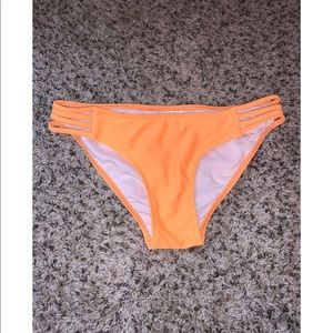 Express swim orange bikini bottoms